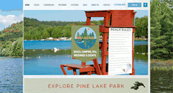 Desktop Screenshot of pinelakepark.com